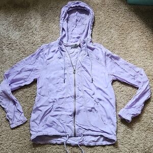 Athleta Light Purple Utility Jacket Lightweight Hooded, Size XS